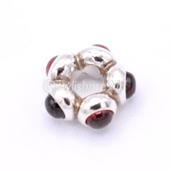 Rare Authentic Pandora Garnet Cabochon Charm - Picture 7 of 9